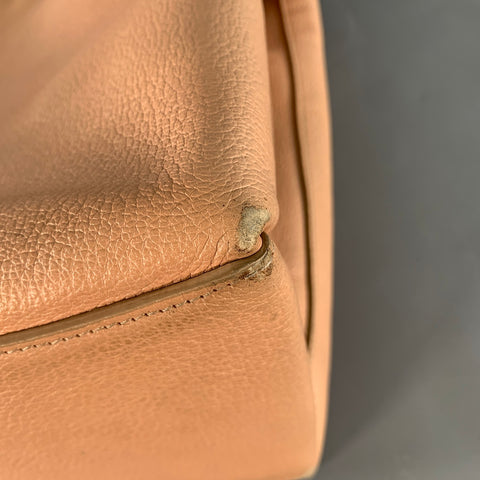Sac cabas en cuir grainé rose poudré MULBERRY