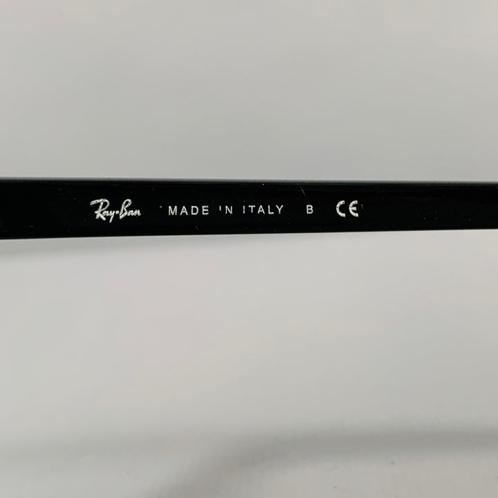 RAY-BAN -Clubmaster Classic- Blue Black Acetate Metal Sunglasses