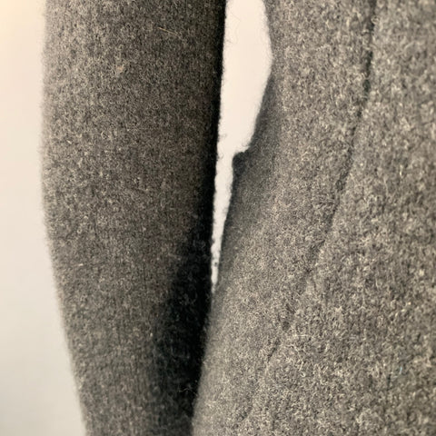 JAMES PERSE Size M Grey Charcoal Merino Wool Blend Knit Jacket Blazer