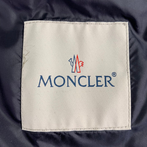MONCLER GENIUS x FRAGMENT FW18 Size L Black White Nylon Quilted Jacket