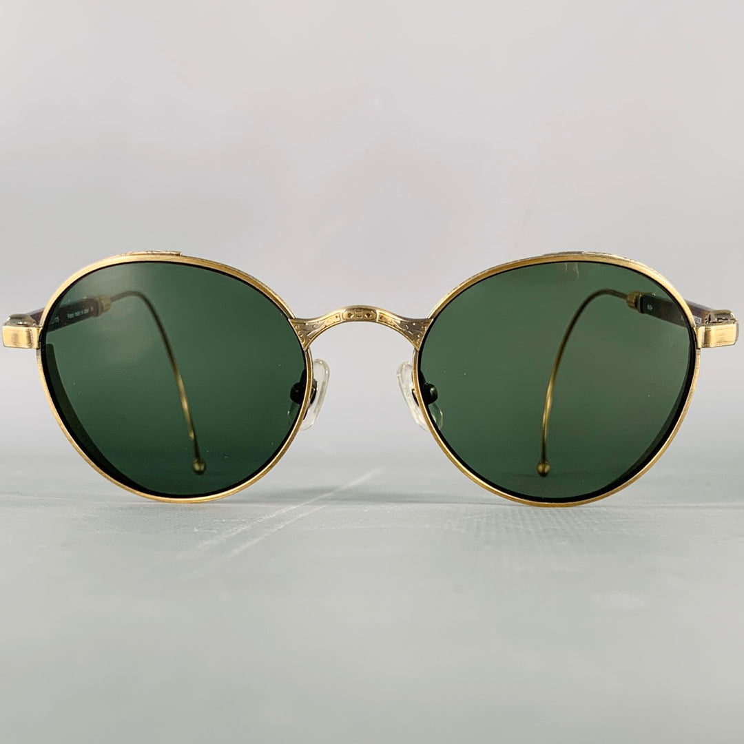MATSUDA Tortoise Shell Antique Gold Sunglasses