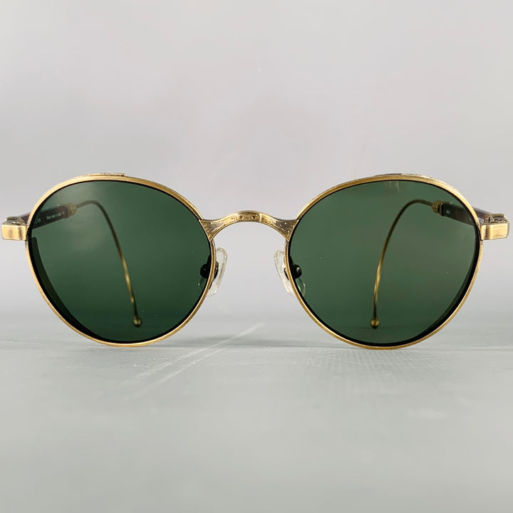 MATSUDA Tortoise Shell Antique Gold Sunglasses