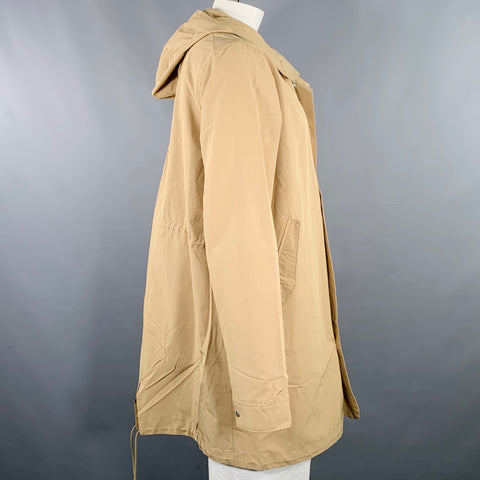 HERSCHEL Size XXL Khaki Cotton Polyester Hooded Jacket