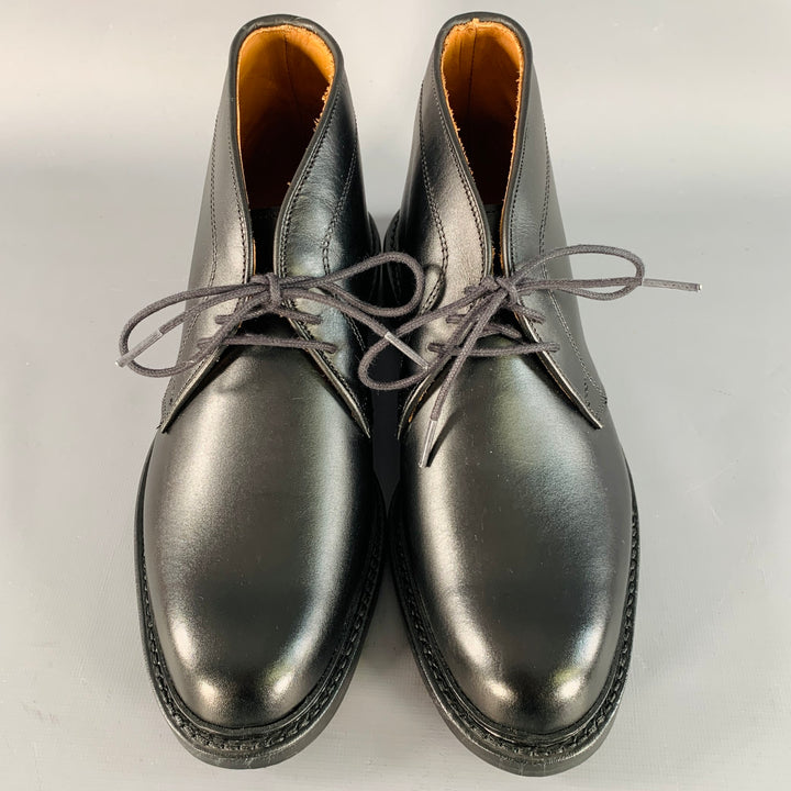 ALLEN EDMONDS Size 7 Dundee Black Leather Chukka Ankle Boots