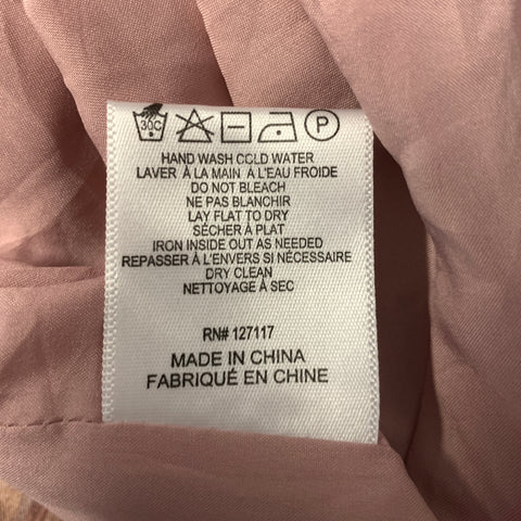 BADGLEY MISCHKA Size 4 Pink Mauve Polyester Spandex Brush Strokes Halter Dress