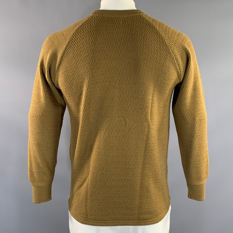 STEVENSON OVERALL CO. Size L Brown Wool Knit Pullover