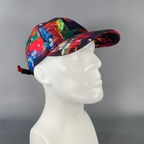 PAUL SMITH Multi-Color Print Canvas Polyester Hats