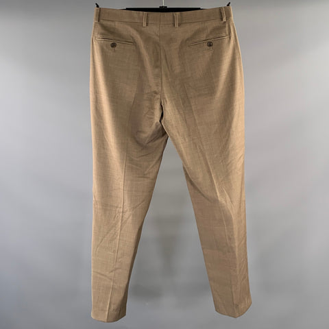 JoS. A. BANK Size 36 Tan Wool Blend Dress Pants