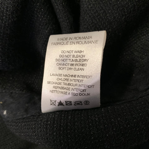 IRO Size M Gold Black Sequined Rayon Blend Crew Neck T Shirt