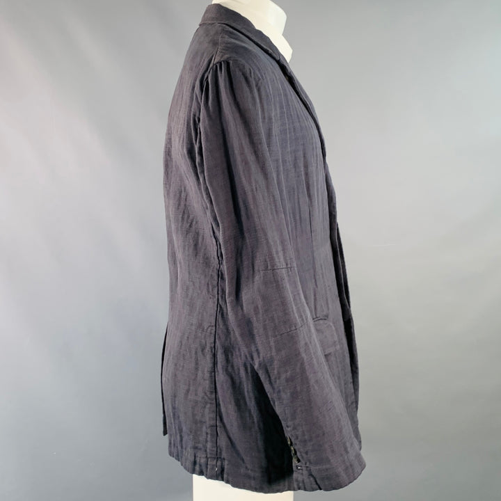 FORME 3’3204322896 Size 40 Grey Tan Dots Cotton Linen Silk Sport Coat