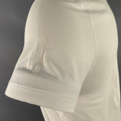 T-shirt PAUL SMITH taille M en coton blanc à col rond