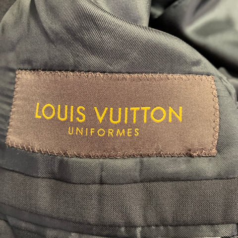 LOUIS VUITTON Taille 38 Coupe classique Veste sport en mélange de laine noire