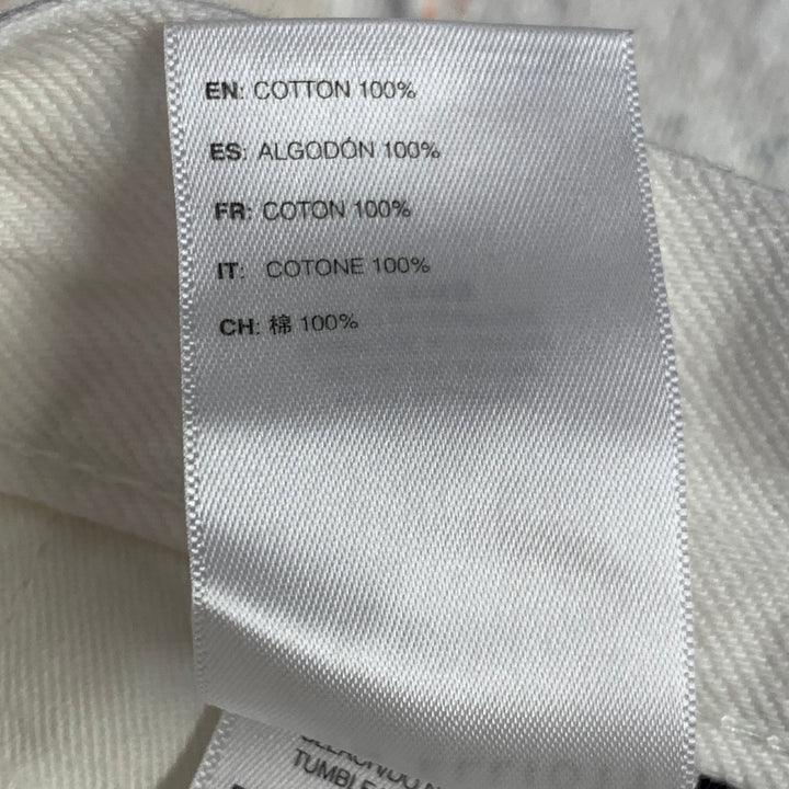 JOHN ELLIOTT Size 30 White Multi Color Paint Splatter Cotton Button Fly Jeans