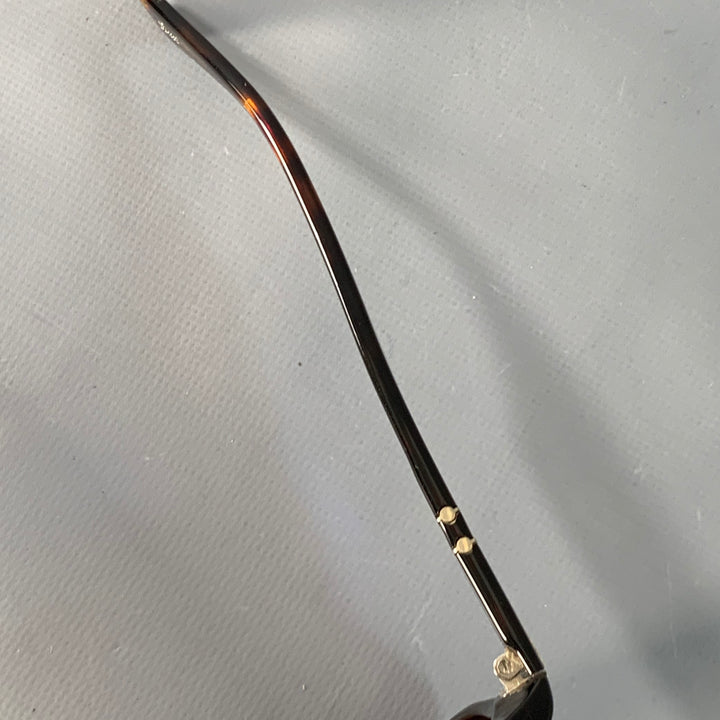 PERSOL Brown Tortoiseshell Acetate Polarized Sunglasses