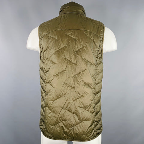 OUTDOOR RESEARCH Size S Superstrand LT Green Olive Logo Nylon Zip Up Vest