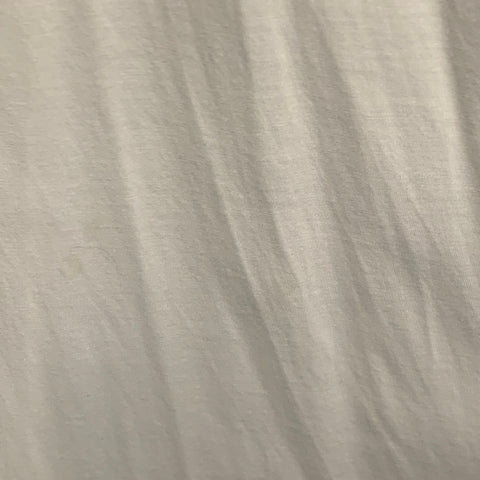 YVES SAINT LAURENT Size S White Cotton Jersey Off Shoulder Dress