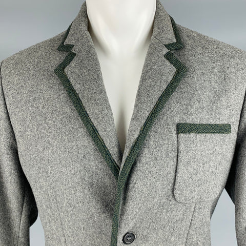 MARC by MARC JACOBS Size M Charcoal Grey Wool Blend Sport Coat