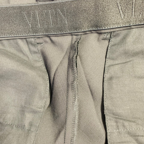 VALENTINO Pantalon plissé noir Taille 36 en mélange polyester et laine vierge
