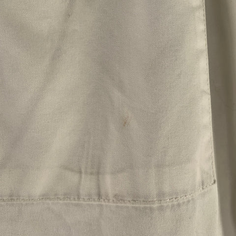 KAPITAL Size S -Easy Beach Go- White Cotton Drop Crotch Casual Pants