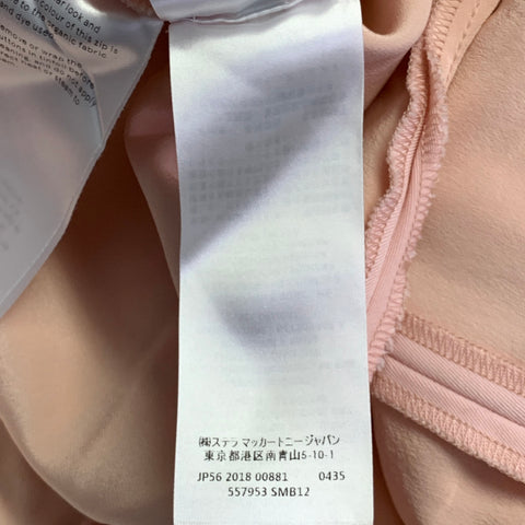 STELLA McCARTNEY Size 4 Light Pink Wool Slim Fit Flat Front Dress Pants