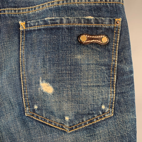 DSQUARED2 Size 30 Blue Distressed Jeans