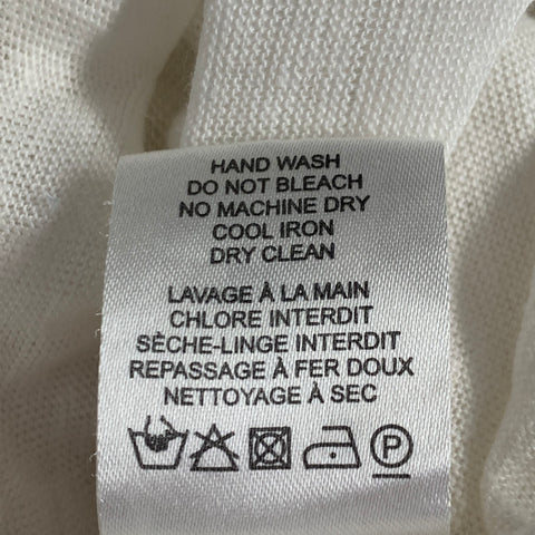 IRO Size XS Tissa White Linen Sleeveless Lace-Up Tank Top