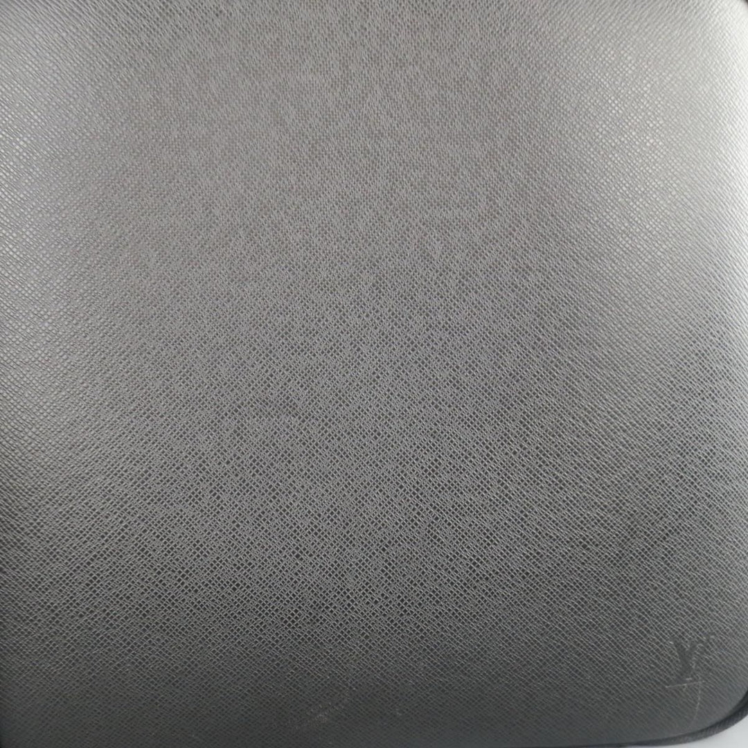 LOUIS VUITTON Black Leather ODESSA ARDOISE Computer Briefcase Bag