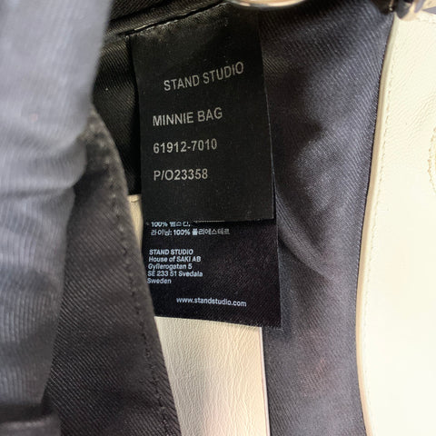 STAND STUDIO Cream Leather Cross Body Bag