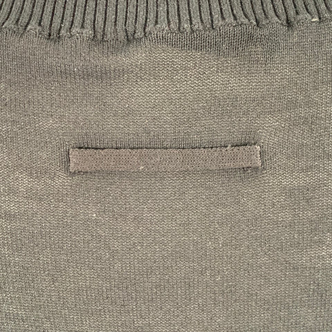 JEAN PAUL GAULTIER Taille S Robe noire à col bénitier en crochet à motifs mélangés