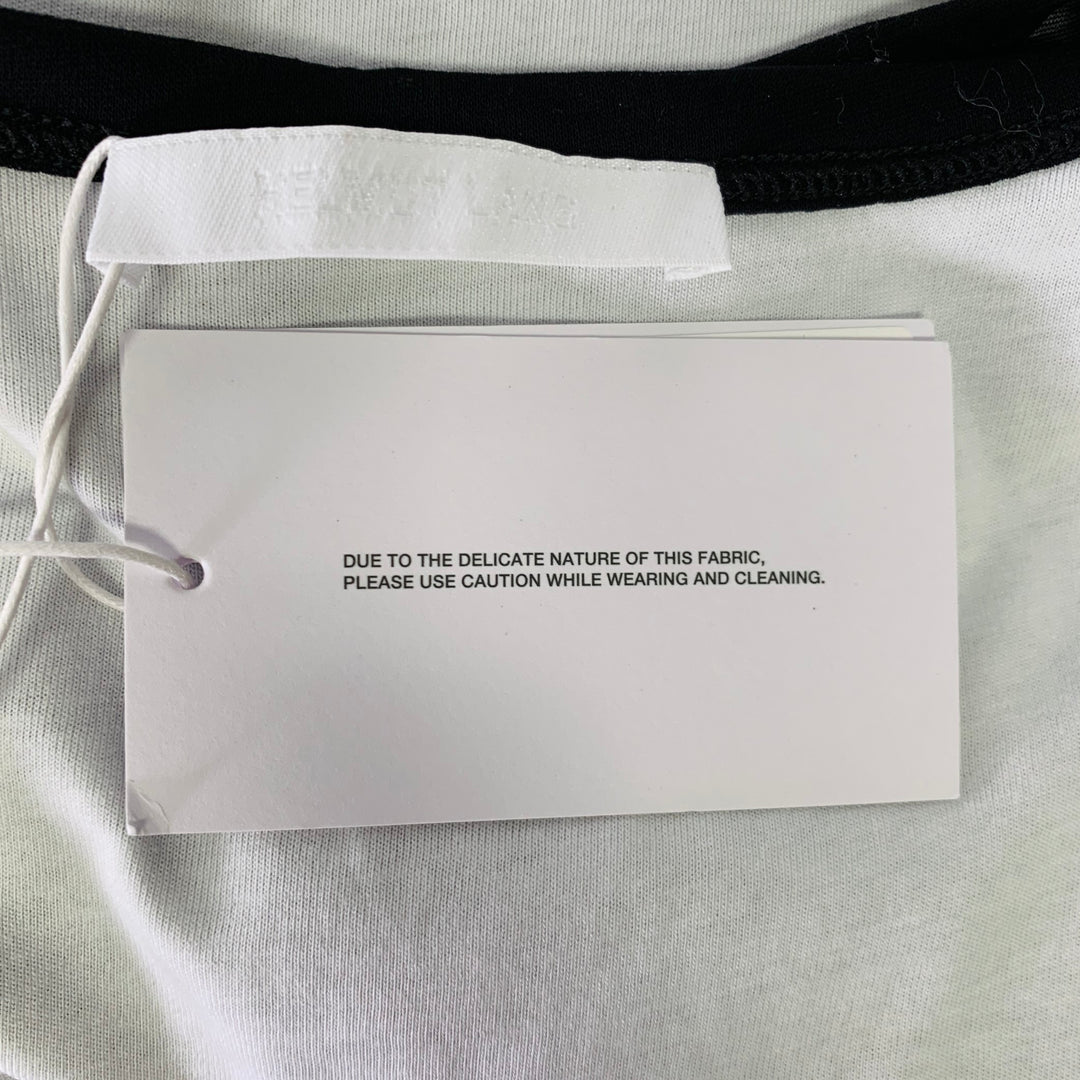 HELMUT LANG Size M Black White Cotton Layered Bubble Hem Dress – Sui  Generis Designer Consignment