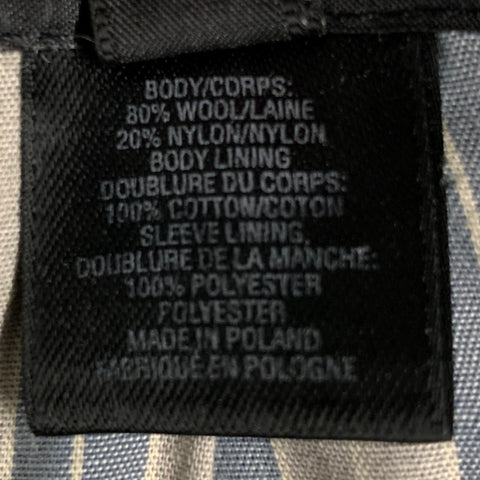 MARC by MARC JACOBS Size M Charcoal Grey Wool Blend Sport Coat