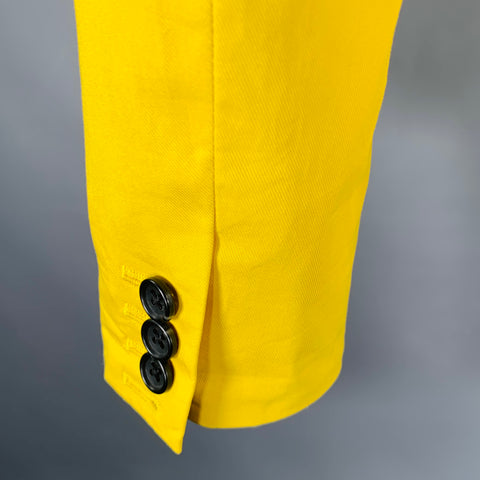 MARC by MARC JACOBS Size XS Yellow Cotton Single Breasted Sport Coat