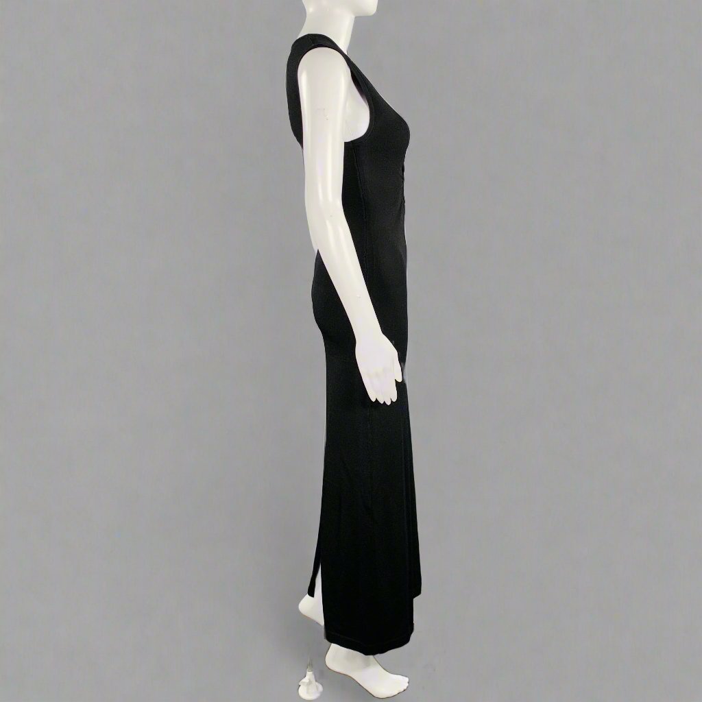 DISSH Size S Black Viscose Blend Cut Out Sleeveless Long Dress – Sui  Generis Designer Consignment