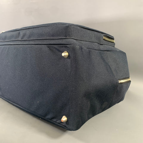 JACK SPADE Navy Black Canvas Duffle Bag