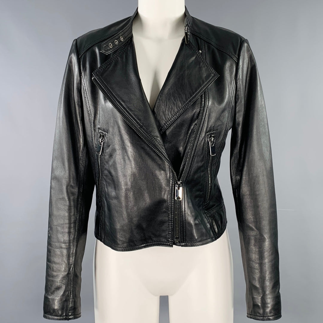 MARC NEW YORK Size S Black Leather Motorcycle Jacket