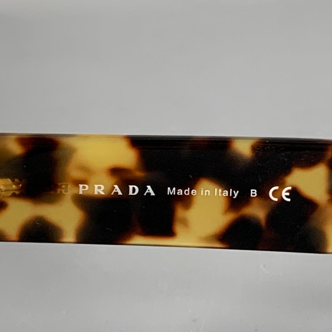 PRADA Poeme Pink Tortoiseshell Acetate Cat Eye Sunglasses