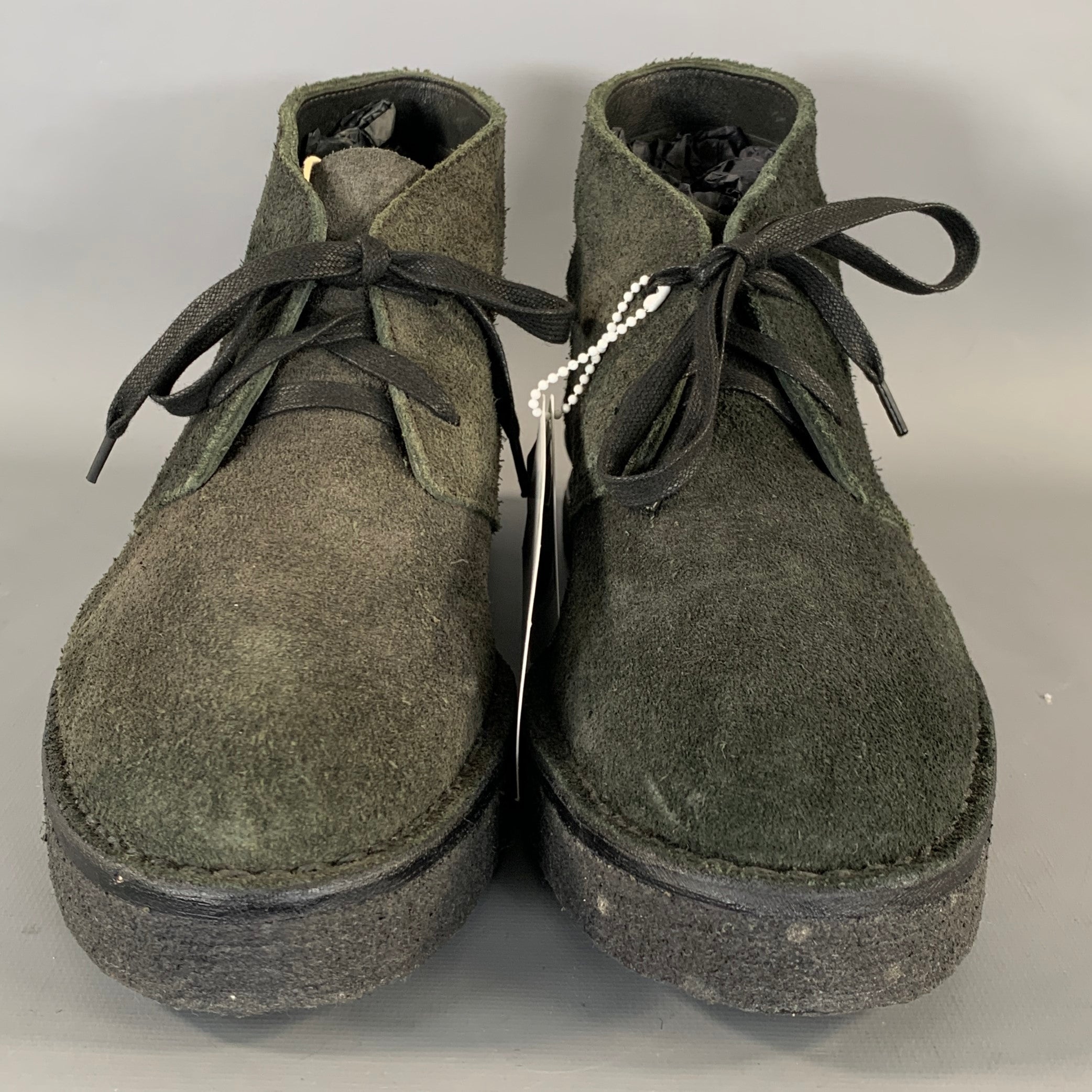 VISVIM Size 9 Black Forest Green Suede Ankle Boots – Sui Generis