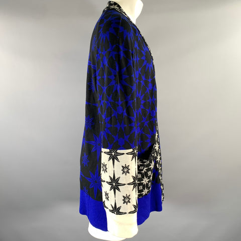 HAIDER ACKERMANN Size XXS Blue Black Cardigan