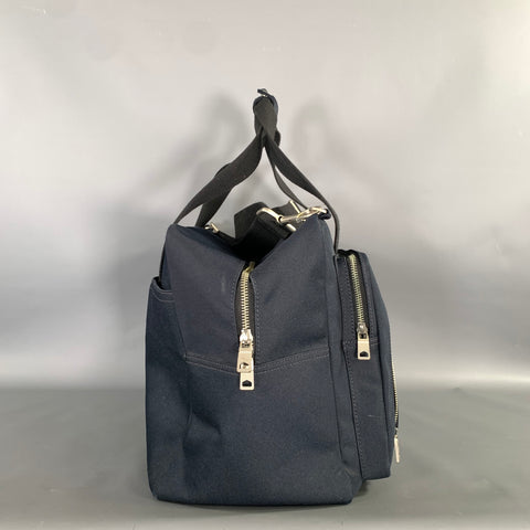 JACK SPADE Navy Black Canvas Duffle Bag