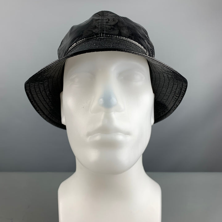 CHANEL Black Polyester Polyurethane Hats