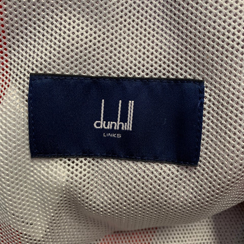 DUNHILL Size M Red Polyamide Zip Up Jacket