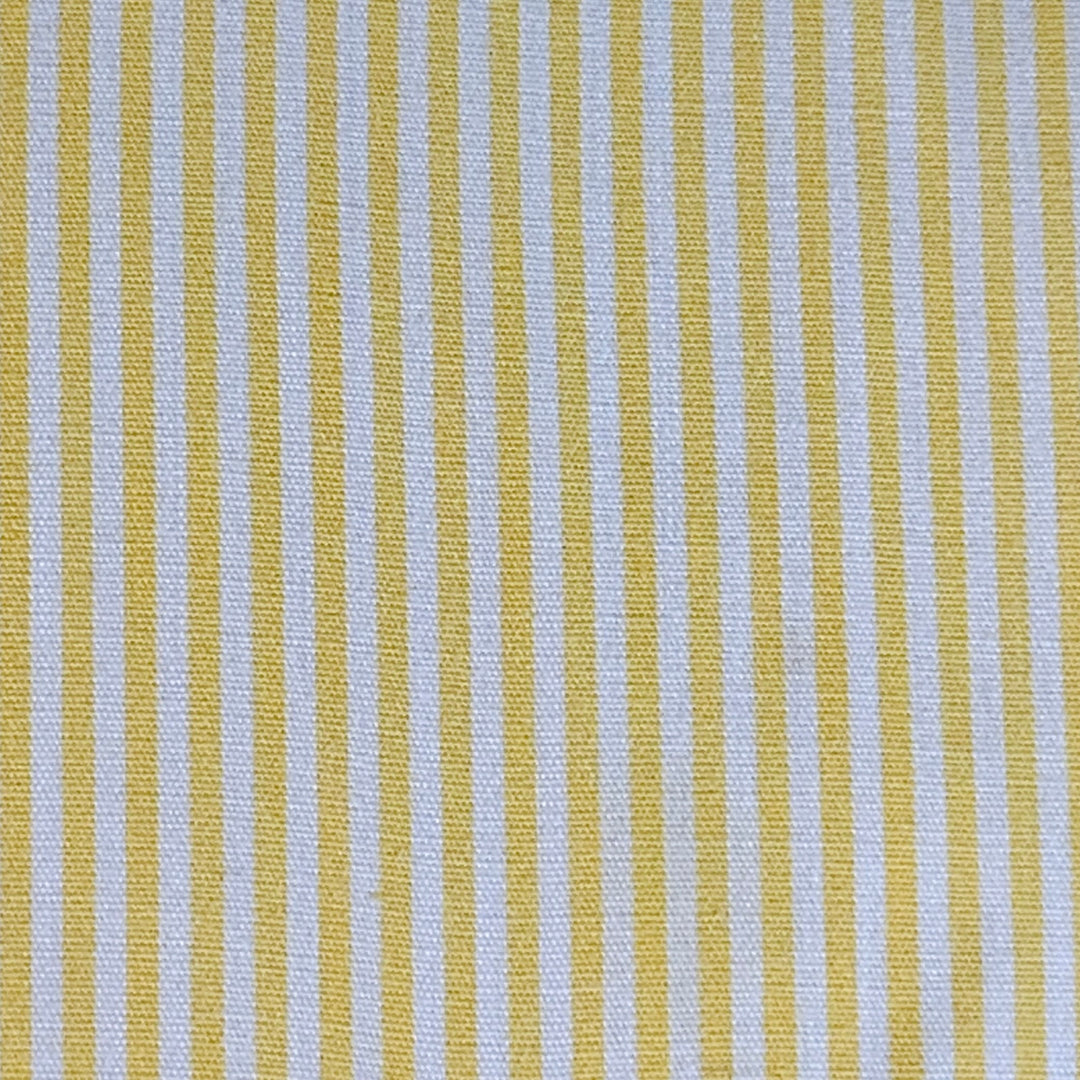STEVEN ALAN Size S Yellow White Stripe Cotton Button Down Collar Long Sleeve Shirt