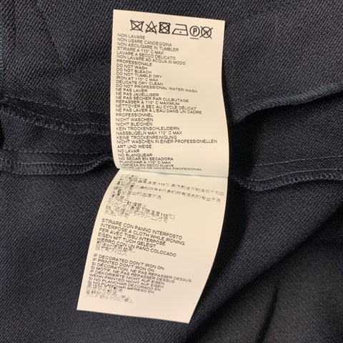 MARNI SS2018 Size M Blue Navy Patch Polyester Track Jacket Jacket