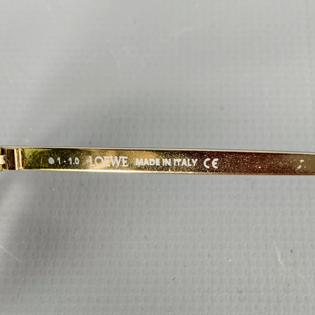 LOEWE Gold Metal Aviator Sunglasses