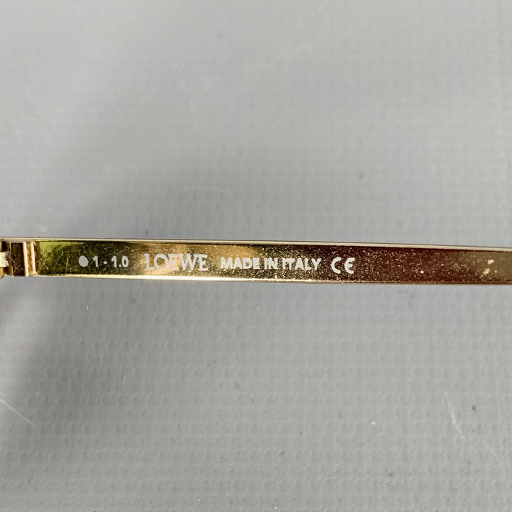 LOEWE Gold Metal Aviator Sunglasses