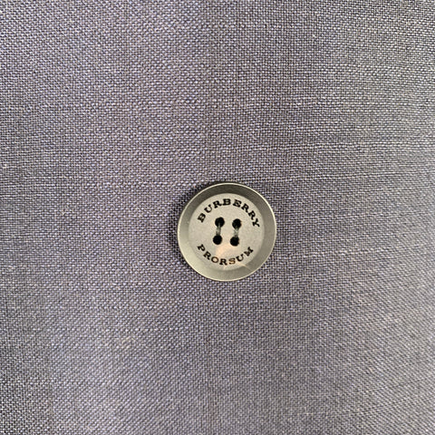 BURBERRY PRORSUM Size 44 Blue Indigo Double Breasted Sport Coat