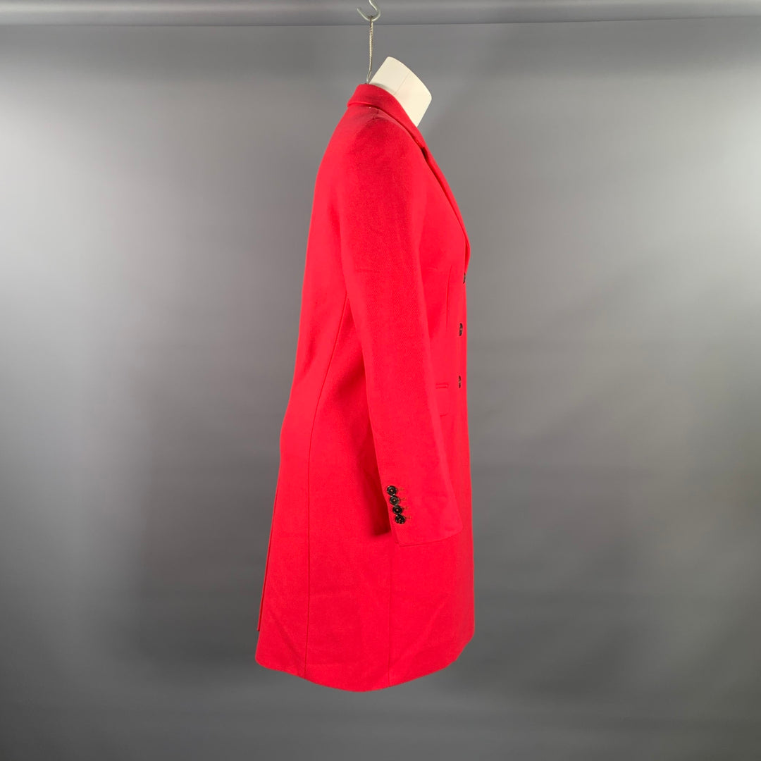 PS by PAUL SMITH Size S Pink Wool  Polyamide Notch Lapel Coat