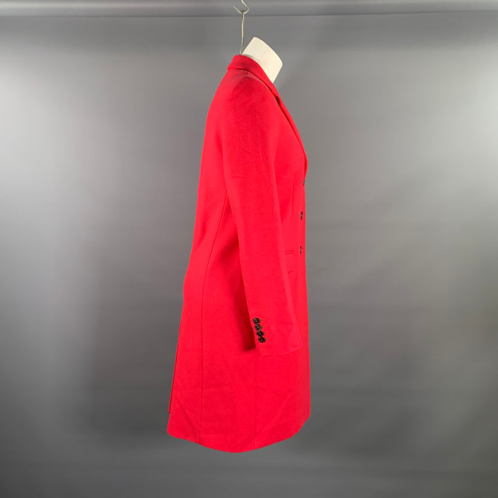 PS by PAUL SMITH Size S Pink Wool  Polyamide Notch Lapel Coat