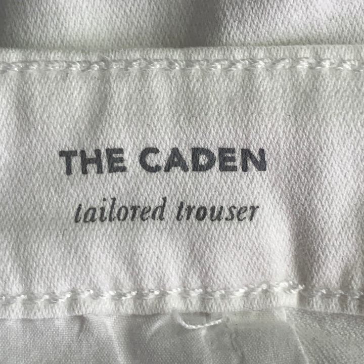 ADRIANO GOLDSCHMIED Size 32 Caden White Cotton Blend Jeans