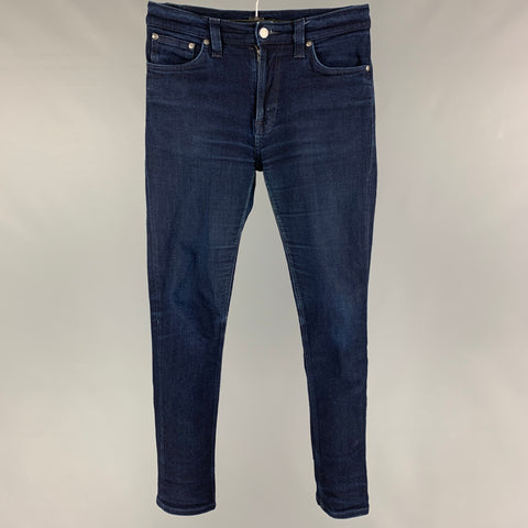 NUDIE JEANS Taille 29 Jean skinny en coton indigo